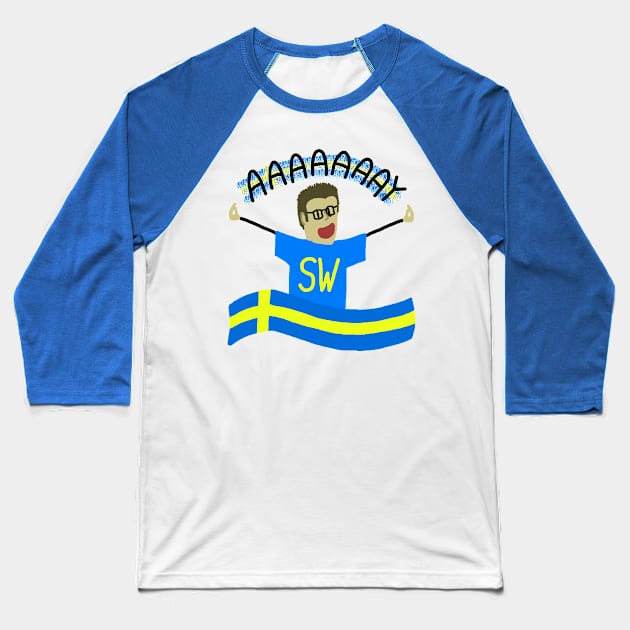 S-Swede-R Baseball T-Shirt by SCXCR